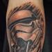 Tattoos - Star Wars stormtrooper bio organic black and grey arm tattoo - 64362
